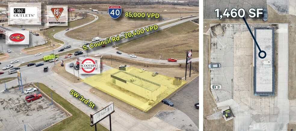 8020 SW 3rd St, Oklahoma City, OK à louer - Aérien - Image 2 de 3