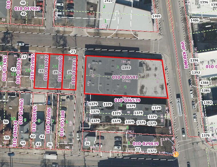 1393 N High St, Columbus, OH à vendre - Aérien - Image 2 de 9