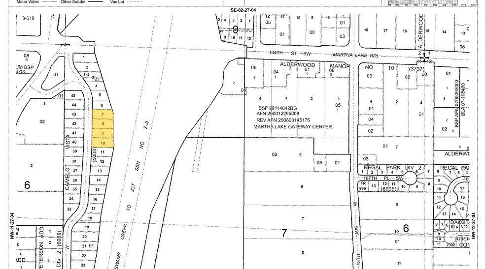 20th Ave W, Lynnwood, WA à vendre - Plan cadastral - Image 2 de 3