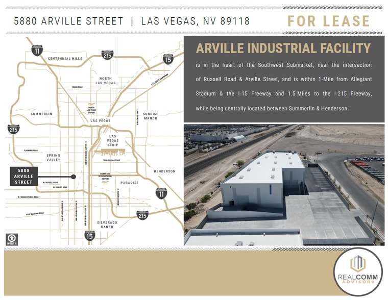 5880 Arville Street St, Las Vegas, NV à louer - Photo du bâtiment - Image 2 de 5
