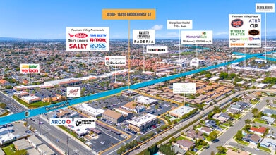 18380-18450 Brookhurst St, Fountain Valley, CA - AERIAL map view