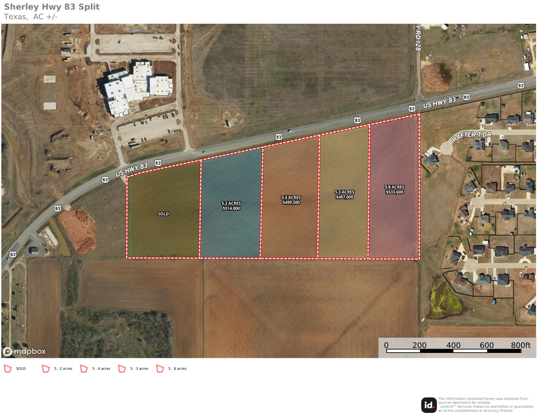 TBD Highway 83, Tuscola, TX for sale - Plat Map - Image 1 of 7