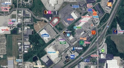 1295 Mall Dr, Benton Harbor, MI - AERIAL  map view