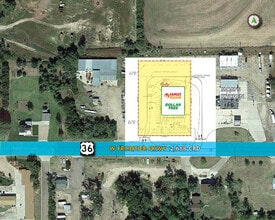 213 W Frontier Pky, Oberlin, KS - AERIAL  map view