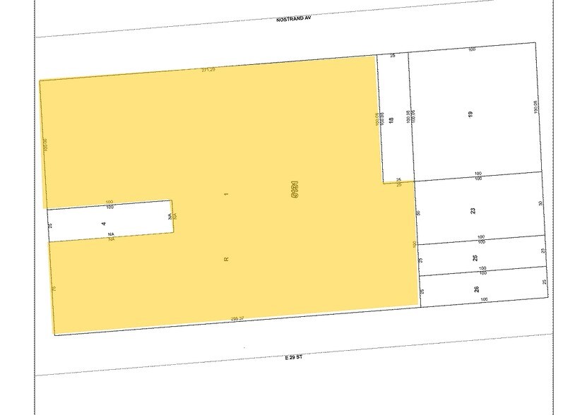 1580 Nostrand Ave, Brooklyn, NY for sale - Plat Map - Image 2 of 5