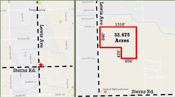 Lewis Ave, Temperance, MI for sale Plat Map- Image 1 of 1