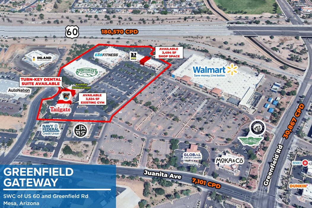 N Greenfield Rd, Mesa, AZ à louer Photo du bâtiment- Image 1 de 11