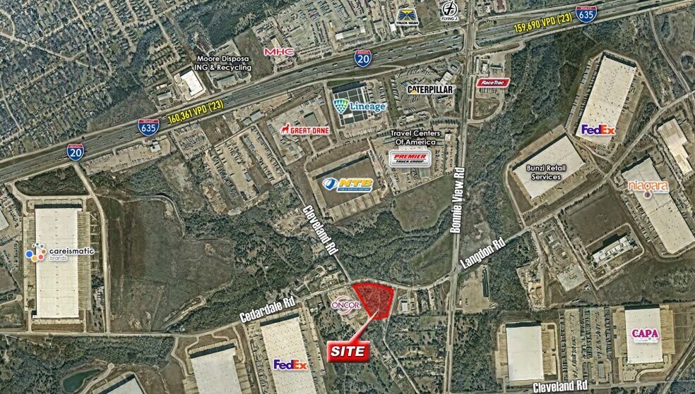 4000 Langdon Rd, Dallas, TX for sale - Aerial - Image 2 of 4