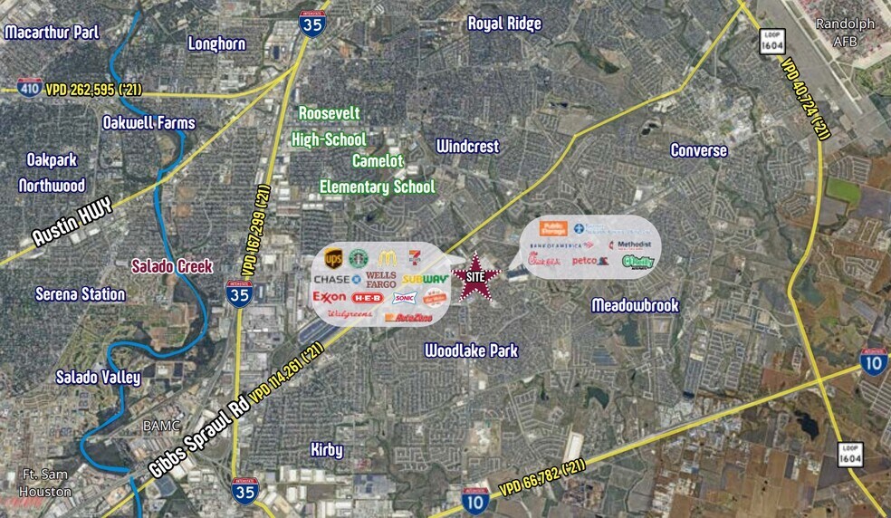 Railway & FM 78, San Antonio, TX for sale - Aerial - Image 3 of 3