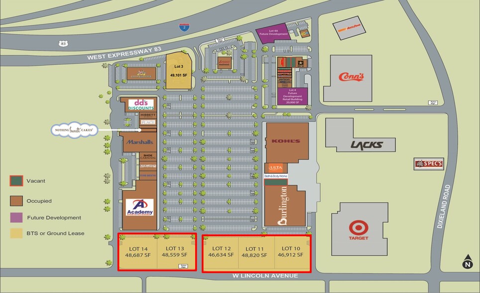 W Lincoln Ave, Harlingen, TX for sale - Site Plan - Image 2 of 2