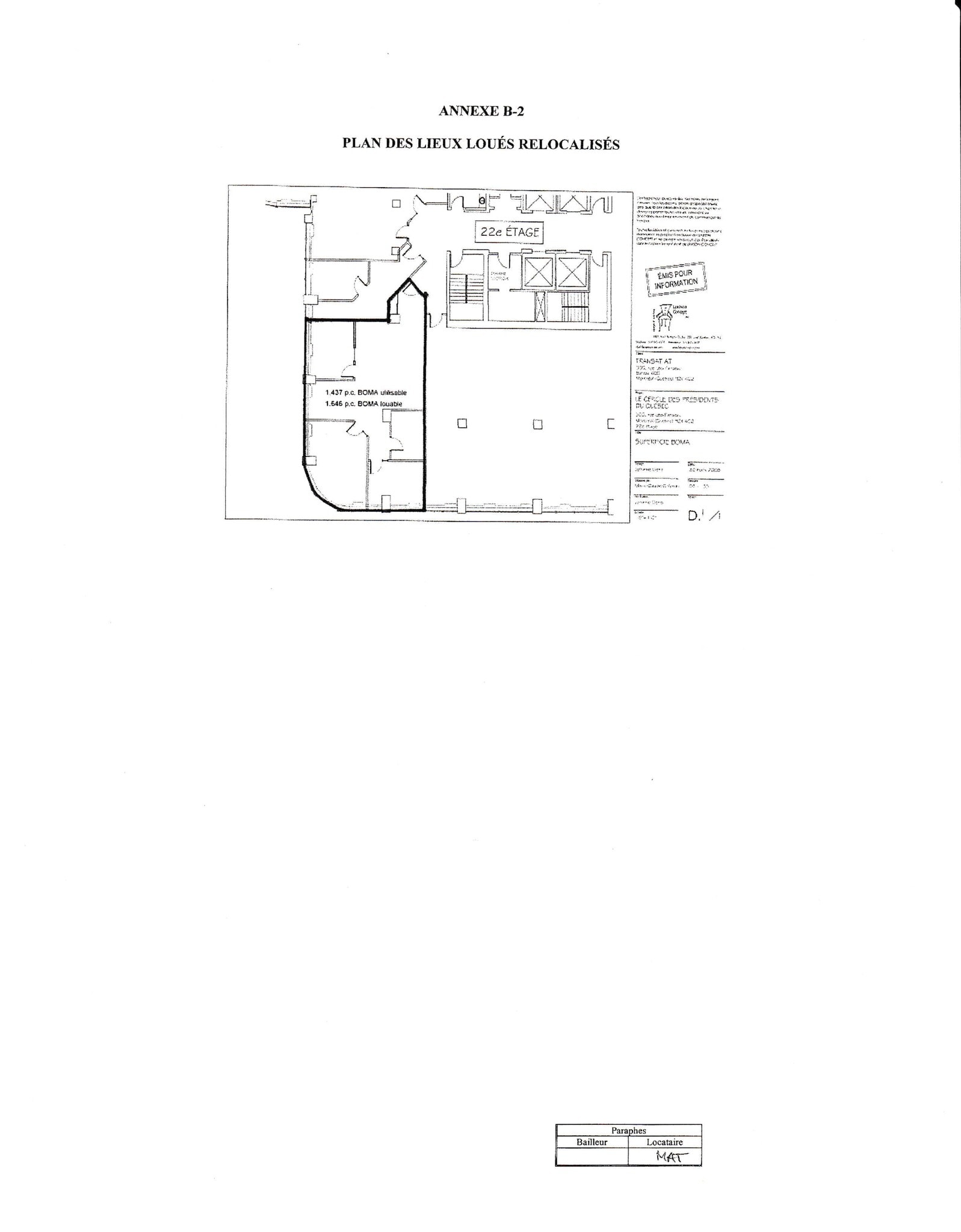 300 Rue Léo-Pariseau, Montréal, QC for lease Site Plan- Image 1 of 1