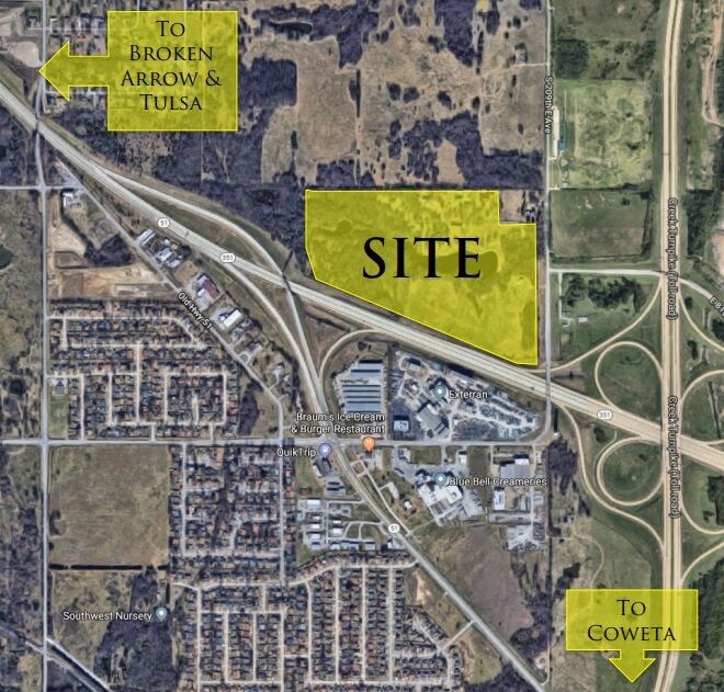 NW/C OK 351 & 209th E Ave, Broken Arrow, OK for sale Primary Photo- Image 1 of 2