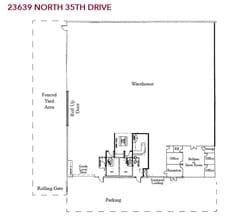 23639 N 35th Dr, Glendale, AZ for lease Floor Plan- Image 1 of 9