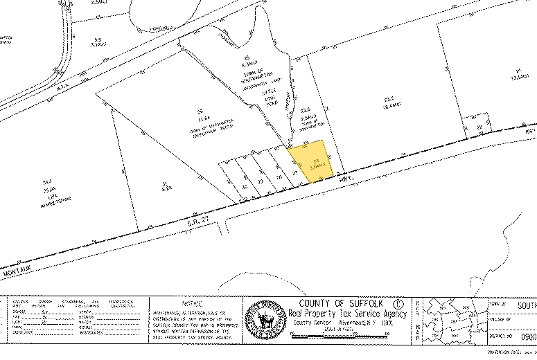1970 Montauk Hwy, Bridgehampton, NY for sale - Plat Map - Image 2 of 35