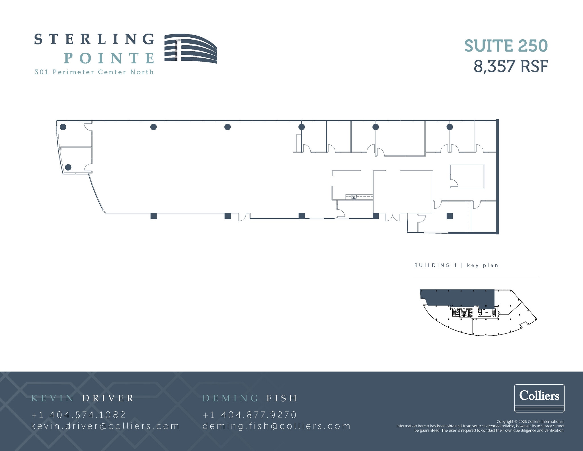 301 Perimeter Ctr N, Atlanta, GA à louer Plan d’étage- Image 1 de 1