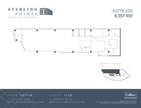 301 Perimeter Ctr N, Atlanta, GA à louer Plan d’étage- Image 1 de 1