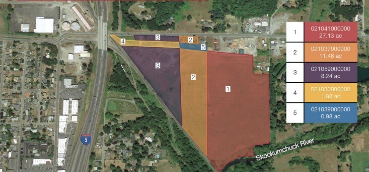 1406-1620 W Reynolds Ave, Centralia, WA for sale - Aerial - Image 2 of 3