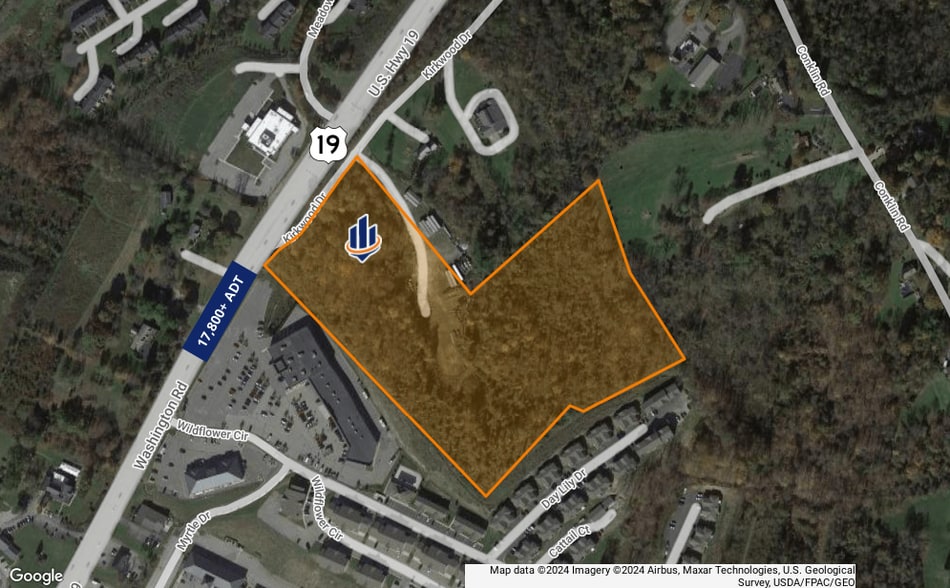 Kirkwood Drive, Washington, PA for sale - Aerial - Image 2 of 8