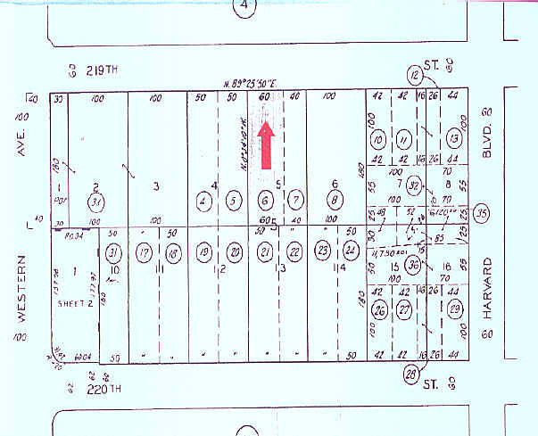 1636 W 219th St, Torrance, CA à vendre - Plan cadastral - Image 2 de 11