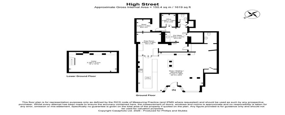 86 High St, Rye à vendre - Plan d’étage - Image 3 de 4