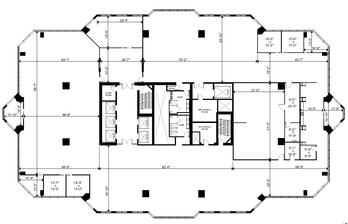 222 3rd Ave SW, Calgary, AB à louer Plan d’étage- Image 1 de 1