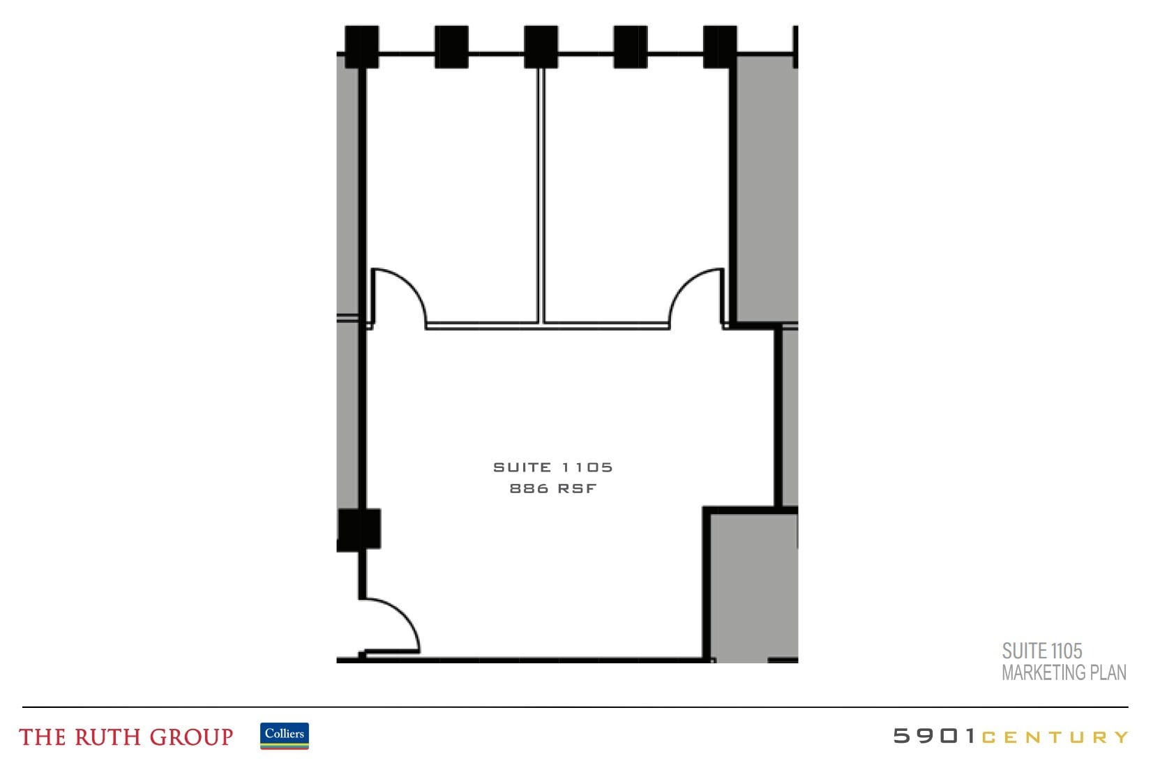5901 W Century Blvd, Los Angeles, CA à louer Plan d’étage- Image 1 de 1