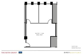5901 W Century Blvd, Los Angeles, CA à louer Plan d’étage- Image 1 de 1