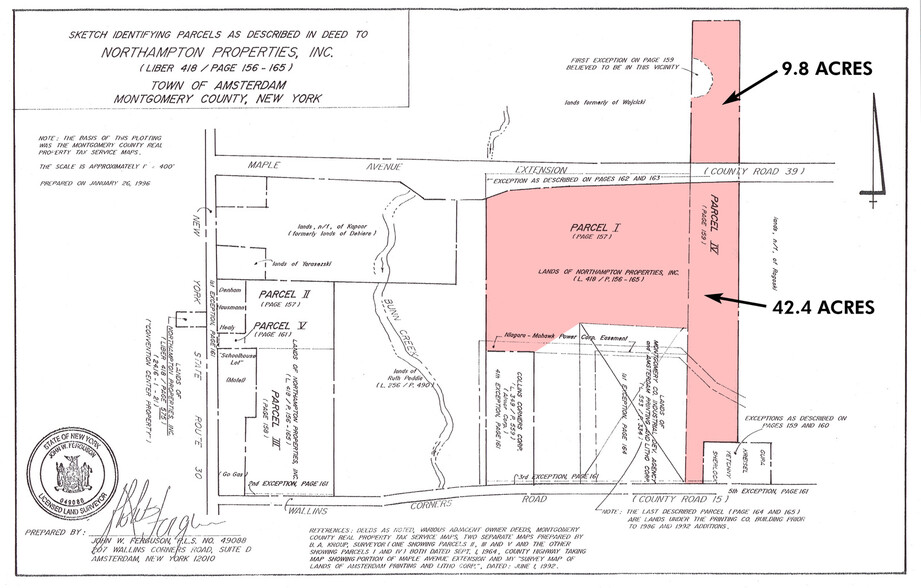 4825 Maple Avenue Ext, Amsterdam, NY à vendre - Plan cadastral - Image 2 de 2