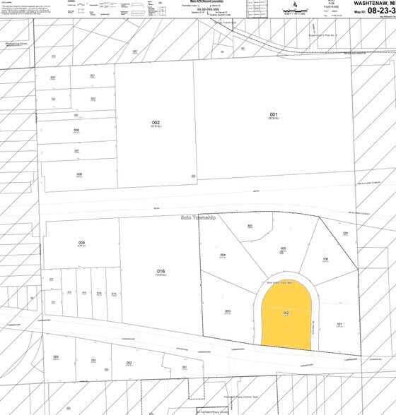515 Auto Mall Dr, Ann Arbor, MI à vendre - Plan cadastral - Image 3 de 7