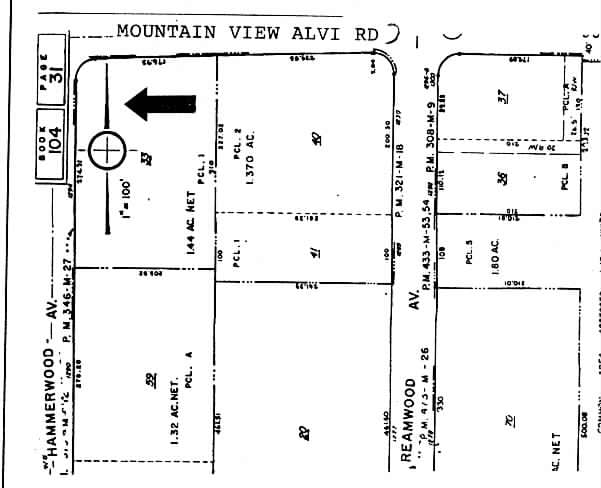 1292-1294 Hammerwood Ave, Sunnyvale, CA for sale Plat Map- Image 1 of 2