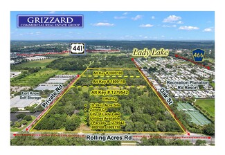 Plus de détails pour 451 Rolling Acres Rd, Lady Lake, FL - Terrain à vendre