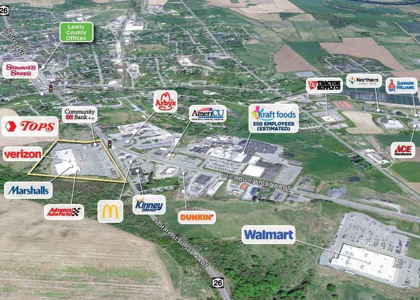 7395 Turin Rd, Lowville, NY for lease - Aerial - Image 2 of 6