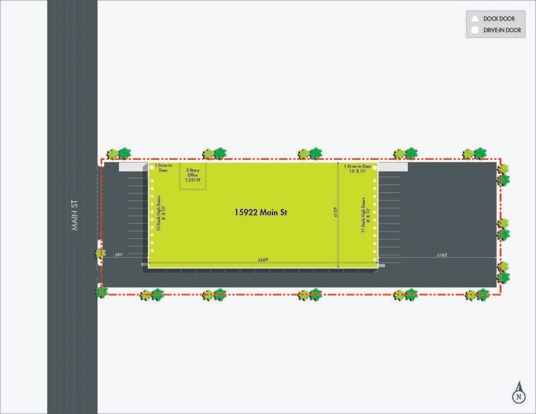 2121 E Del Amo Blvd, Rancho Dominguez, CA à vendre - Plan de site - Image 2 de 3