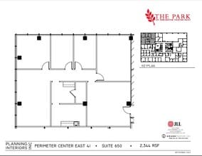 41 Perimeter Ctr E, Atlanta, GA à louer Plan d’étage- Image 1 de 1