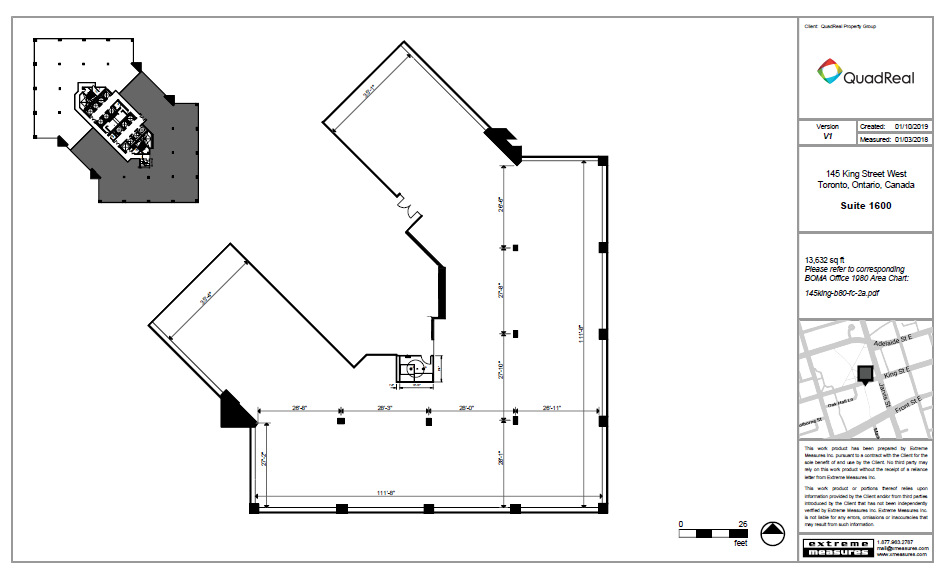 145 King St W, Toronto, ON for lease Floor Plan- Image 1 of 1