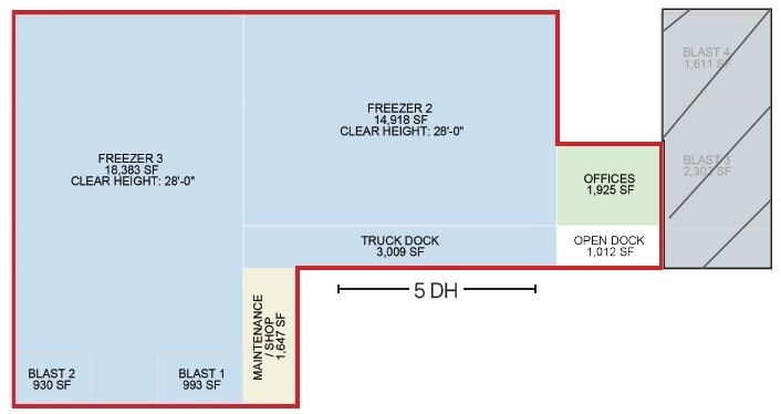 275 Cold Storage Rd, Lumberton, NC for lease - Floor Plan - Image 3 of 6