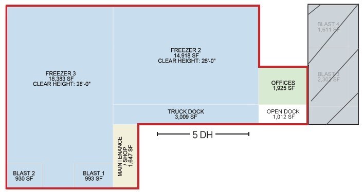 275 Cold Storage Rd, Lumberton, NC à louer - Plan d’étage - Image 3 de 6