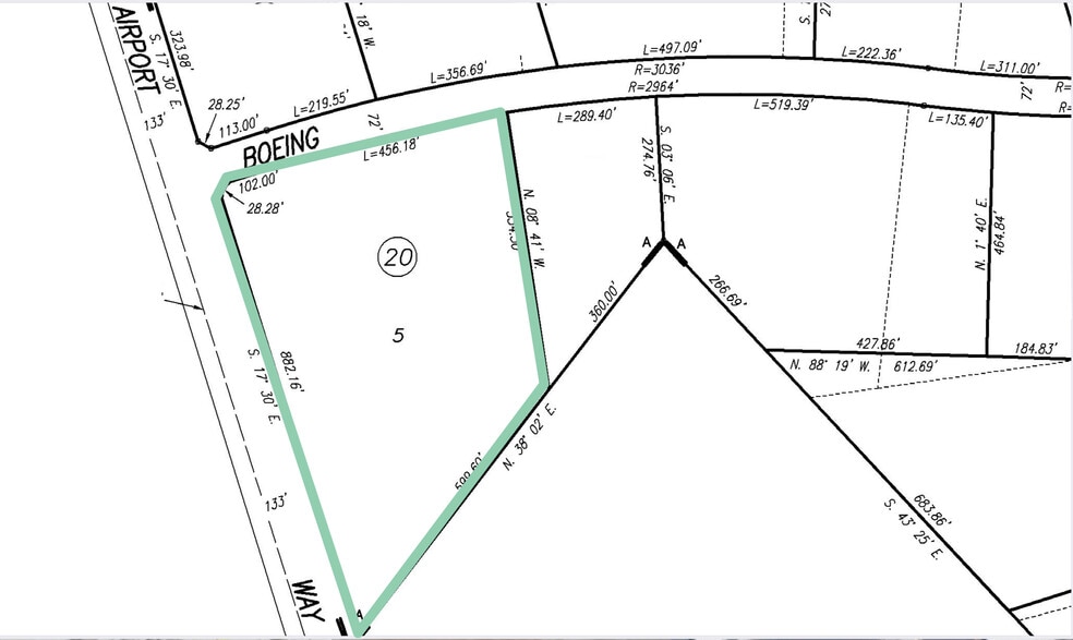 1422-1510 Boeing Way, Stockton, CA for sale - Plat Map - Image 3 of 5