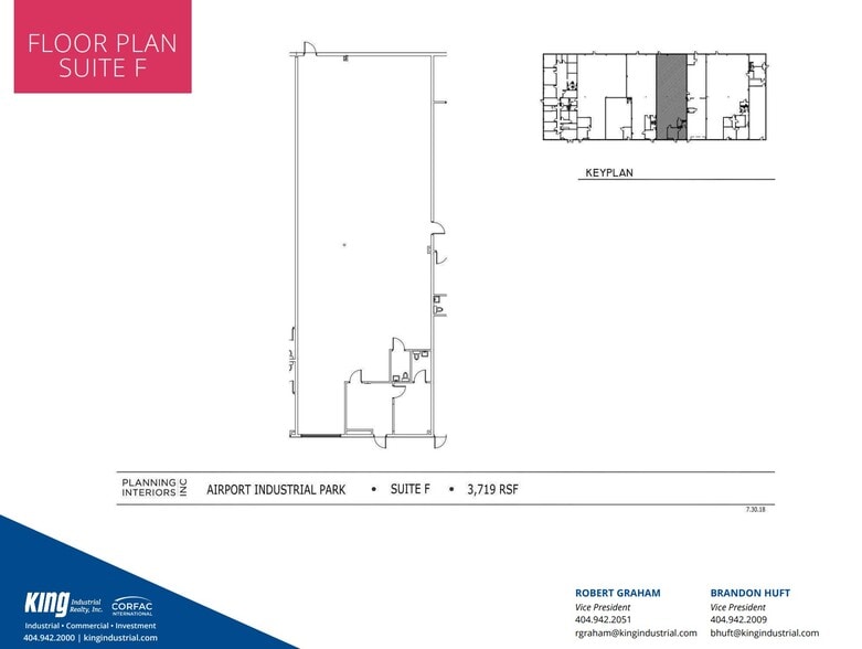 1830 Airport Industrial Park Dr, Marietta, GA à louer - Plan d’étage - Image 2 de 3