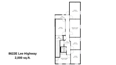 8626-8630 Lee Hwy, Fairfax, VA à louer Plan de site- Image 2 de 12