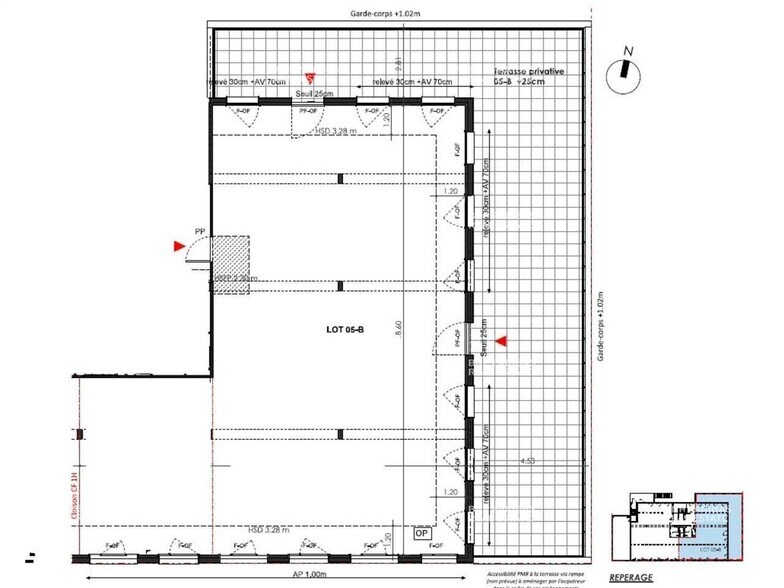Bureau dans Rennes à vendre - Plan d’étage - Image 3 de 4