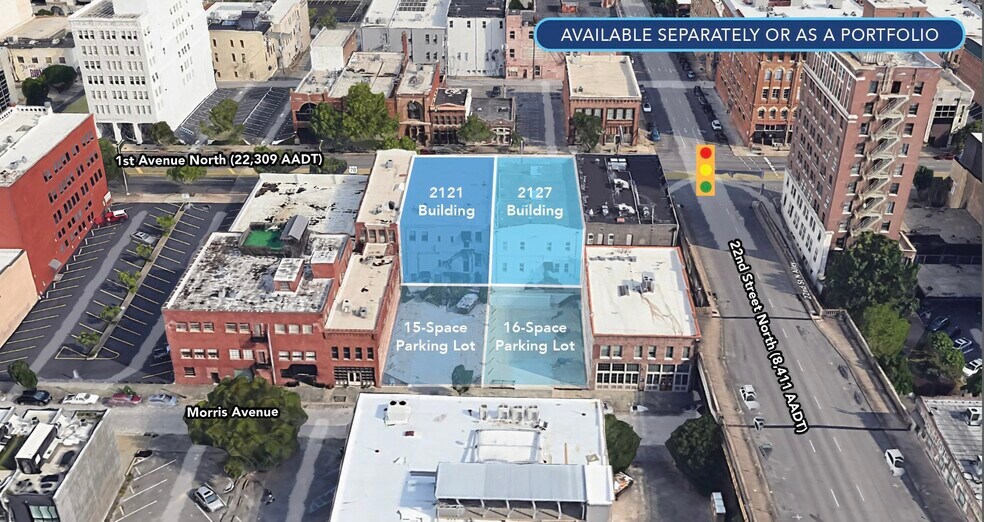 2127 1st Ave N, Birmingham, AL à vendre - Aérien - Image 2 de 15