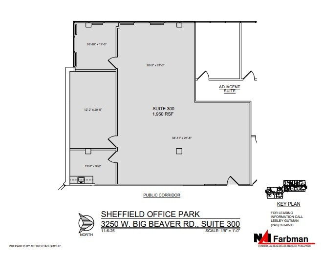 3310 W Big Beaver Rd, Troy, MI for lease Floor Plan- Image 1 of 1