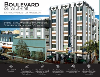 Plus de détails pour 5353 Wilshire Blvd, Los Angeles, CA - Vente au détail à louer