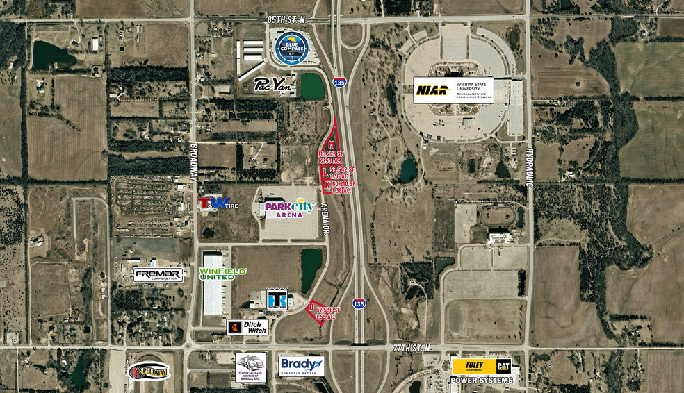 NWC I-135 & N 77th St, Park City, KS à vendre - Photo du bâtiment - Image 1 de 3