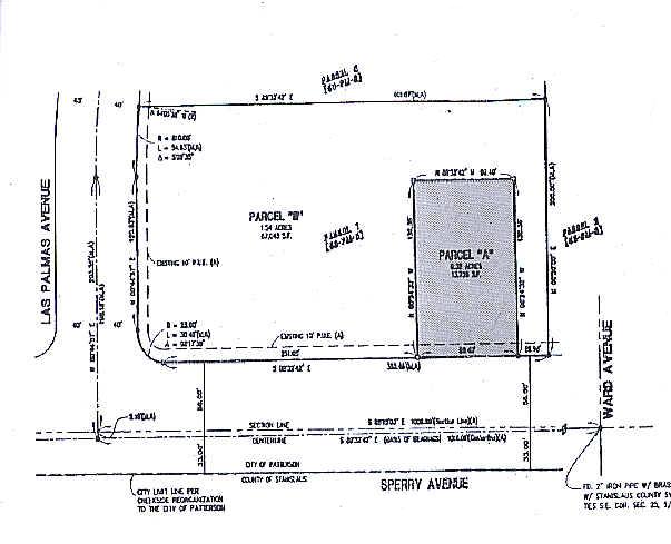1055 Sperry Ave, Patterson, CA à louer - Plan cadastral - Image 3 de 5
