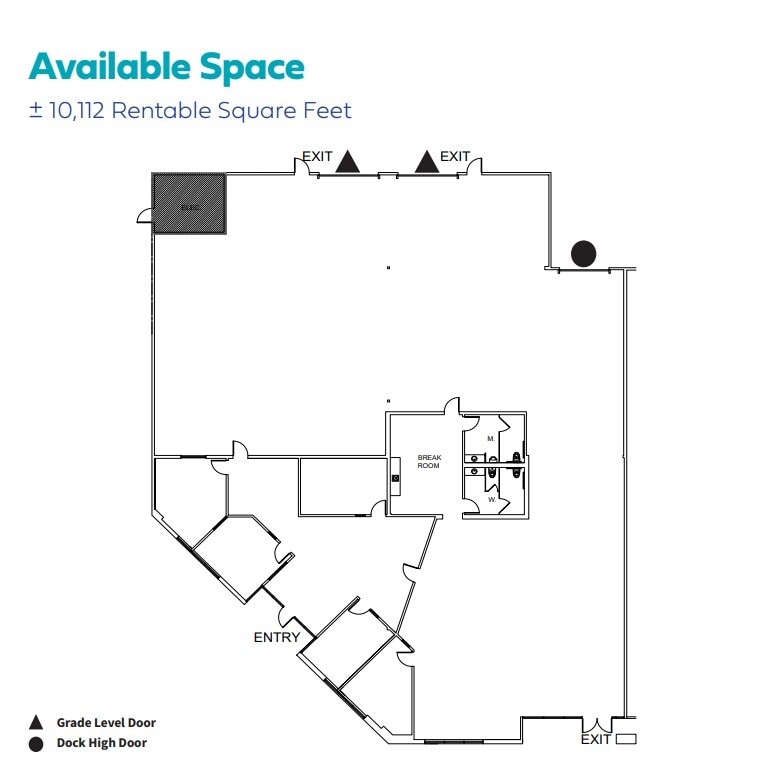 1050-1090 Marina Way S, Richmond, CA à louer Plan d’étage- Image 1 de 1