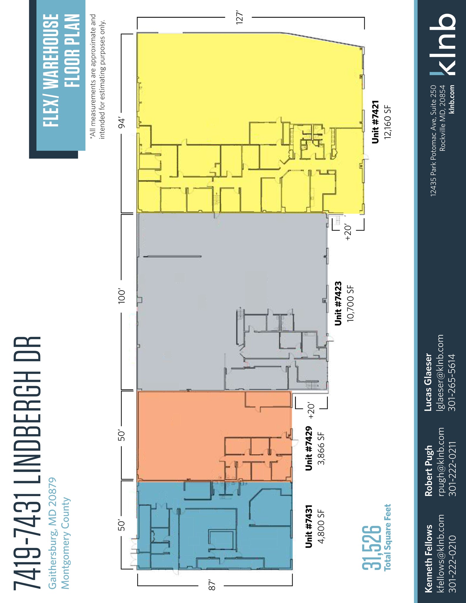 7421-7431 Lindbergh Dr, Gaithersburg, MD for lease Site Plan- Image 1 of 3