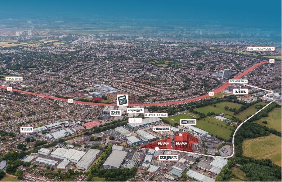 Base, Chessington à louer - Photo du bâtiment - Image 3 de 5