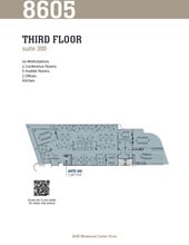 8605 Westwood Center Dr, Vienna, VA à louer Plan d’étage- Image 1 de 1